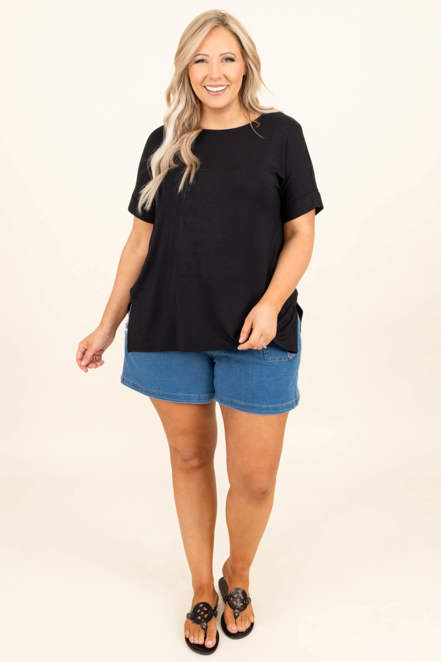 Heat Waves Shorts, Light Denim 2 Heat Waves Shorts, Light Denim - Image 2