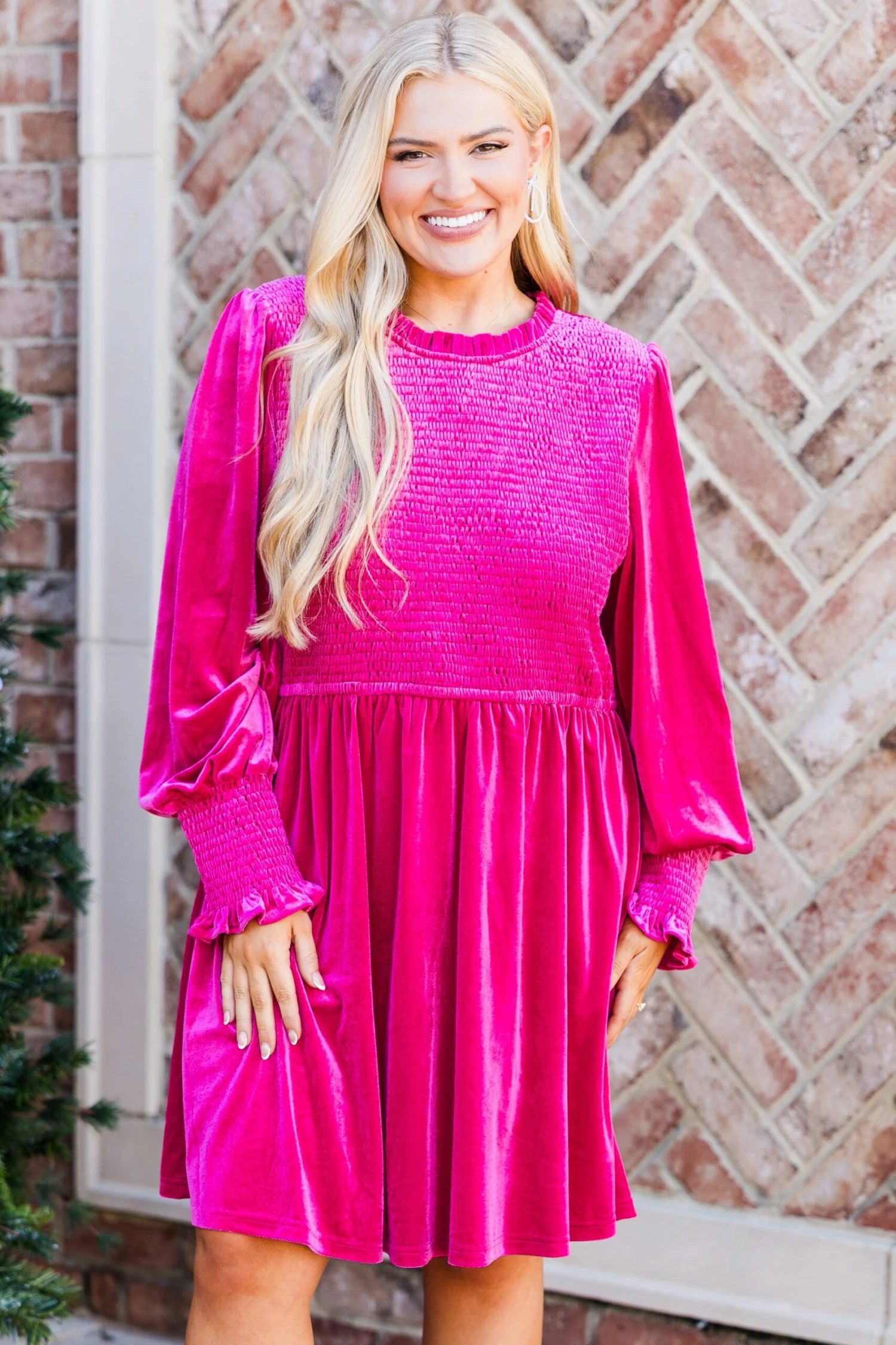 Take All The Time Dress, Magenta 2 Take All The Time Dress, Magenta - Image 2