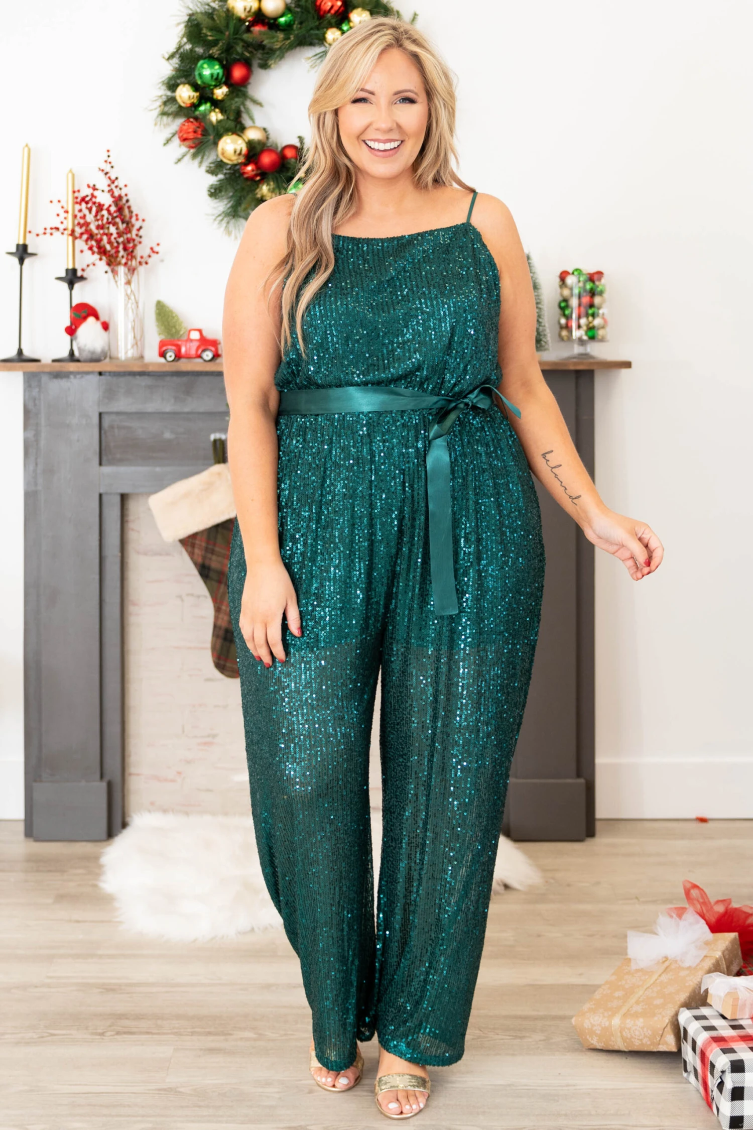 The Less You Know Jumpsuit, Dark Green 1 The Less You Know Jumpsuit, Dark Green