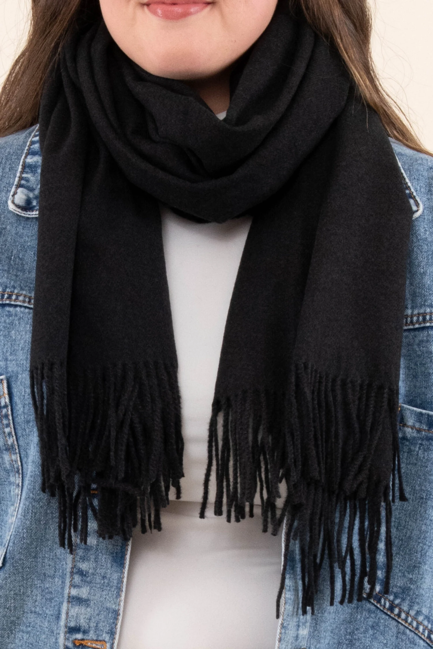 The Magic Of Winter Scarf, Black 2 The Magic Of Winter Scarf, Black - Image 2