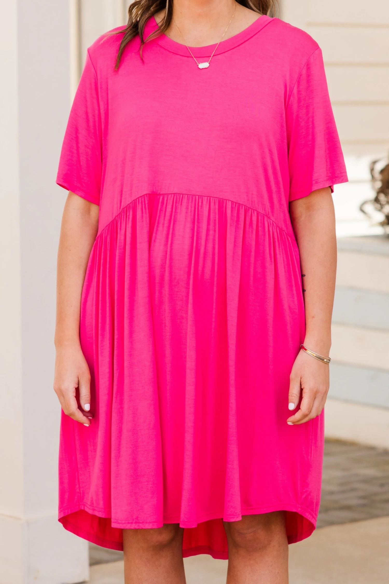 The Sawyer Dress, Fuchsia 5 The Sawyer Dress, Fuchsia - Image 5