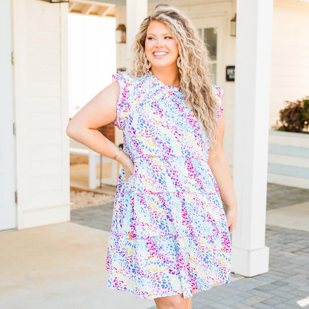 The Time Is Right Dress, Mint Mix 1 The Time Is Right Dress, Mint Mix