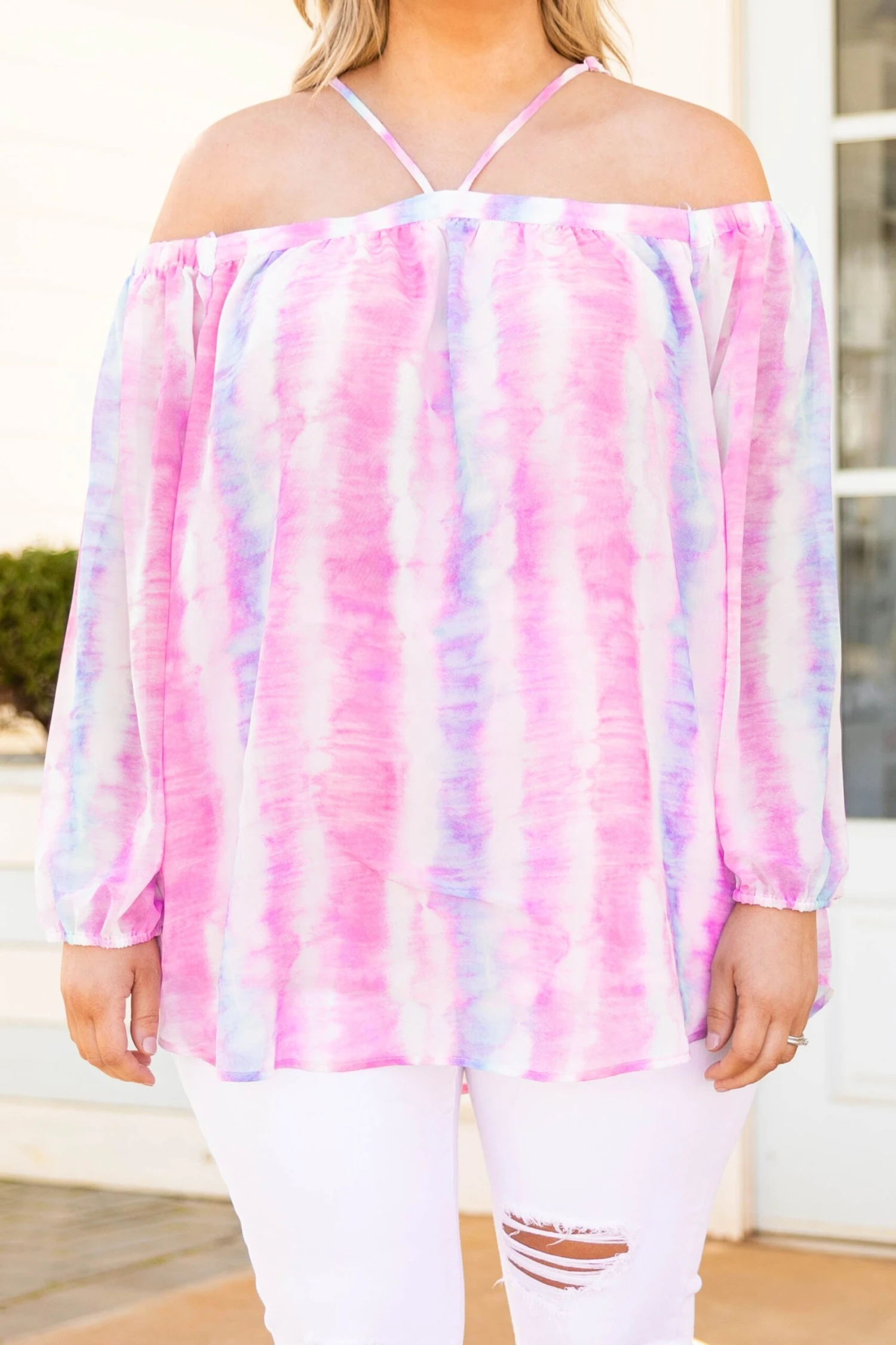 Top Down Cruising Top, Hot Pink 4 Top Down Cruising Top, Hot Pink - Image 4