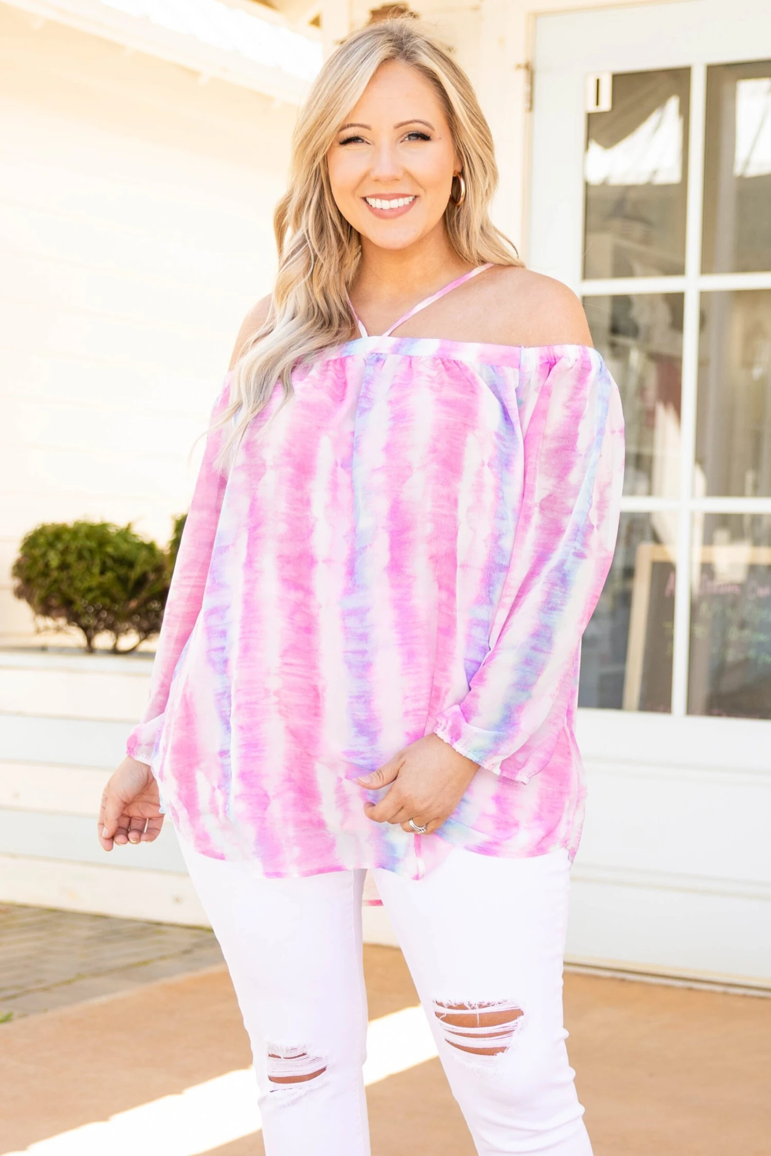 Top Down Cruising Top, Hot Pink 1 Top Down Cruising Top, Hot Pink