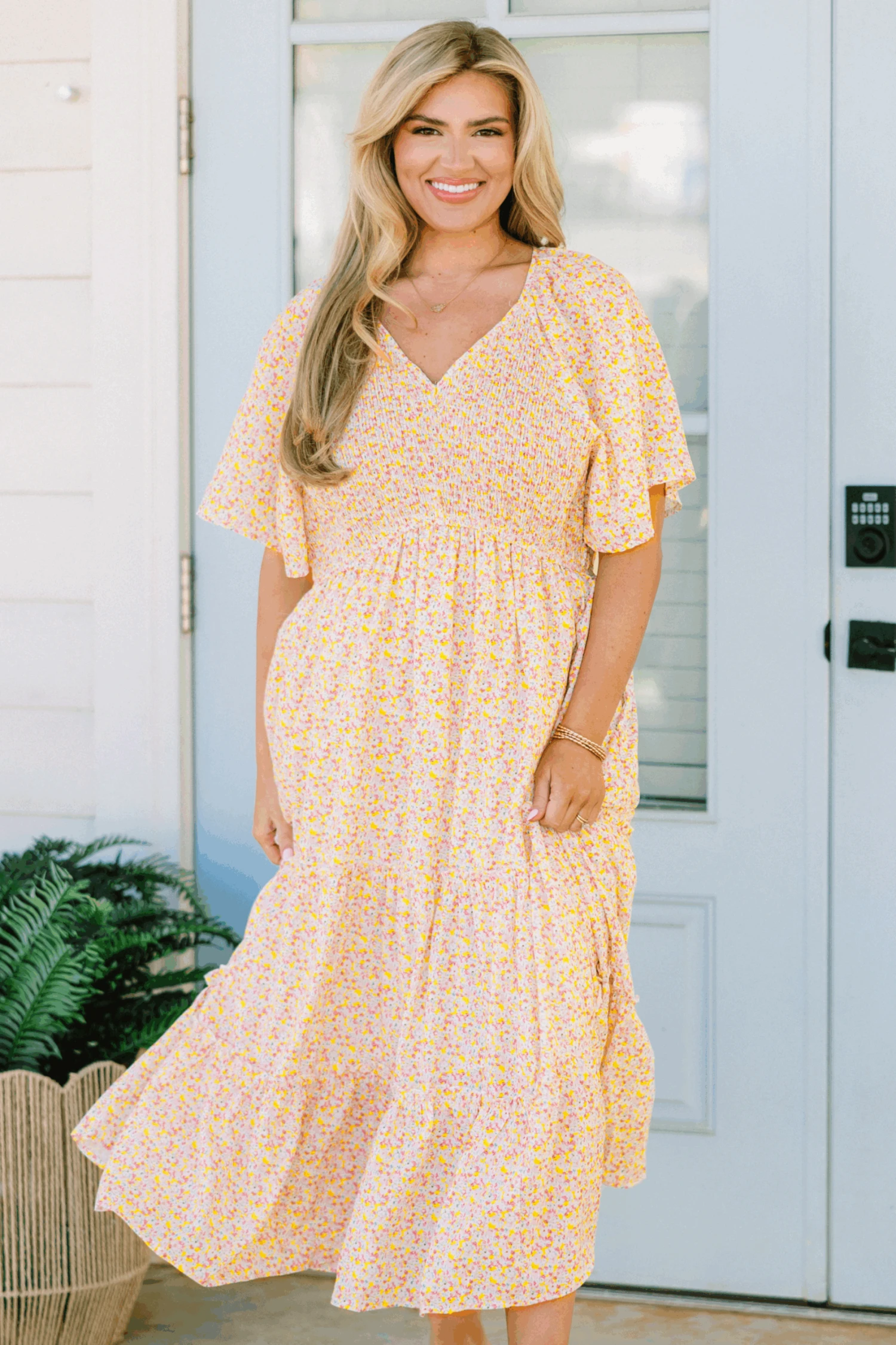 Headed To The Market Dress, Pink 1 Headed To The Market Dress, Pink