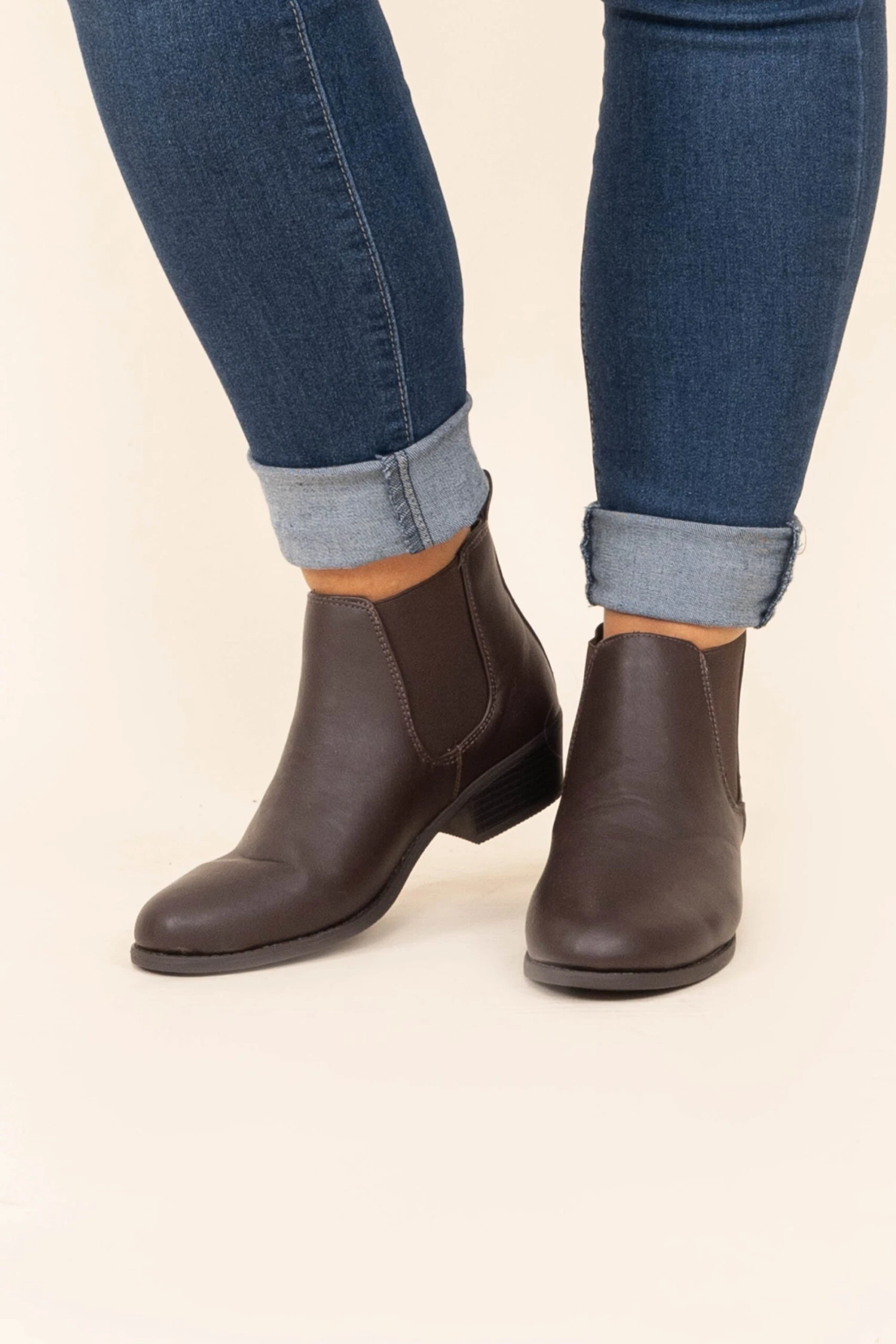 Waiting For A Miracle Booties, Brown 1 Waiting For A Miracle Booties, Brown