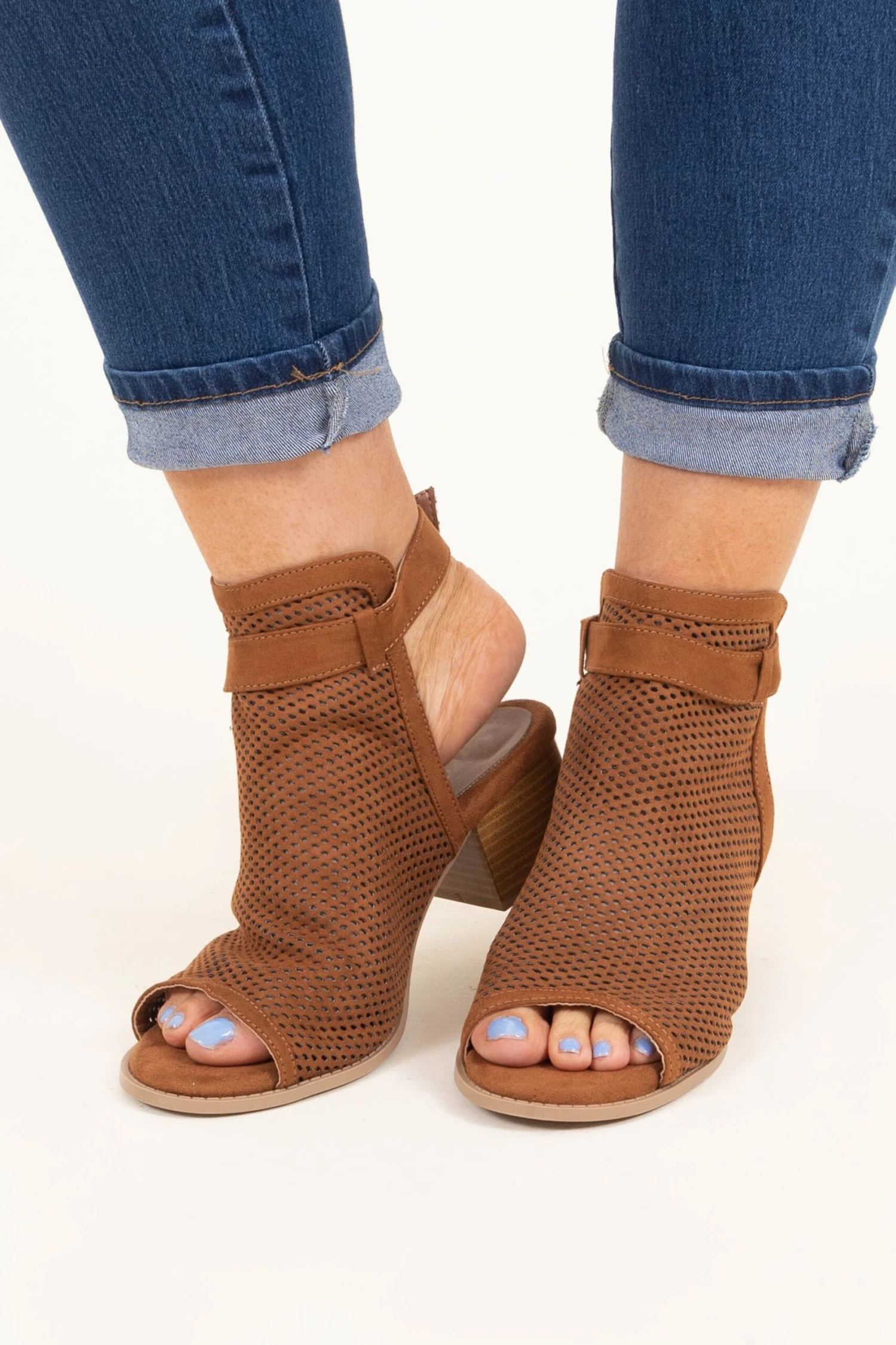 Walk The Talk Booties, Chestnut 1 Walk The Talk Booties, Chestnut