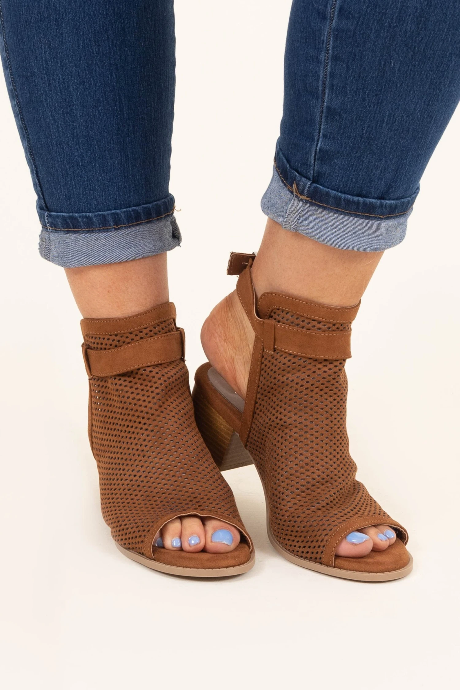 Walk The Talk Booties, Chestnut 2 Walk The Talk Booties, Chestnut - Image 2
