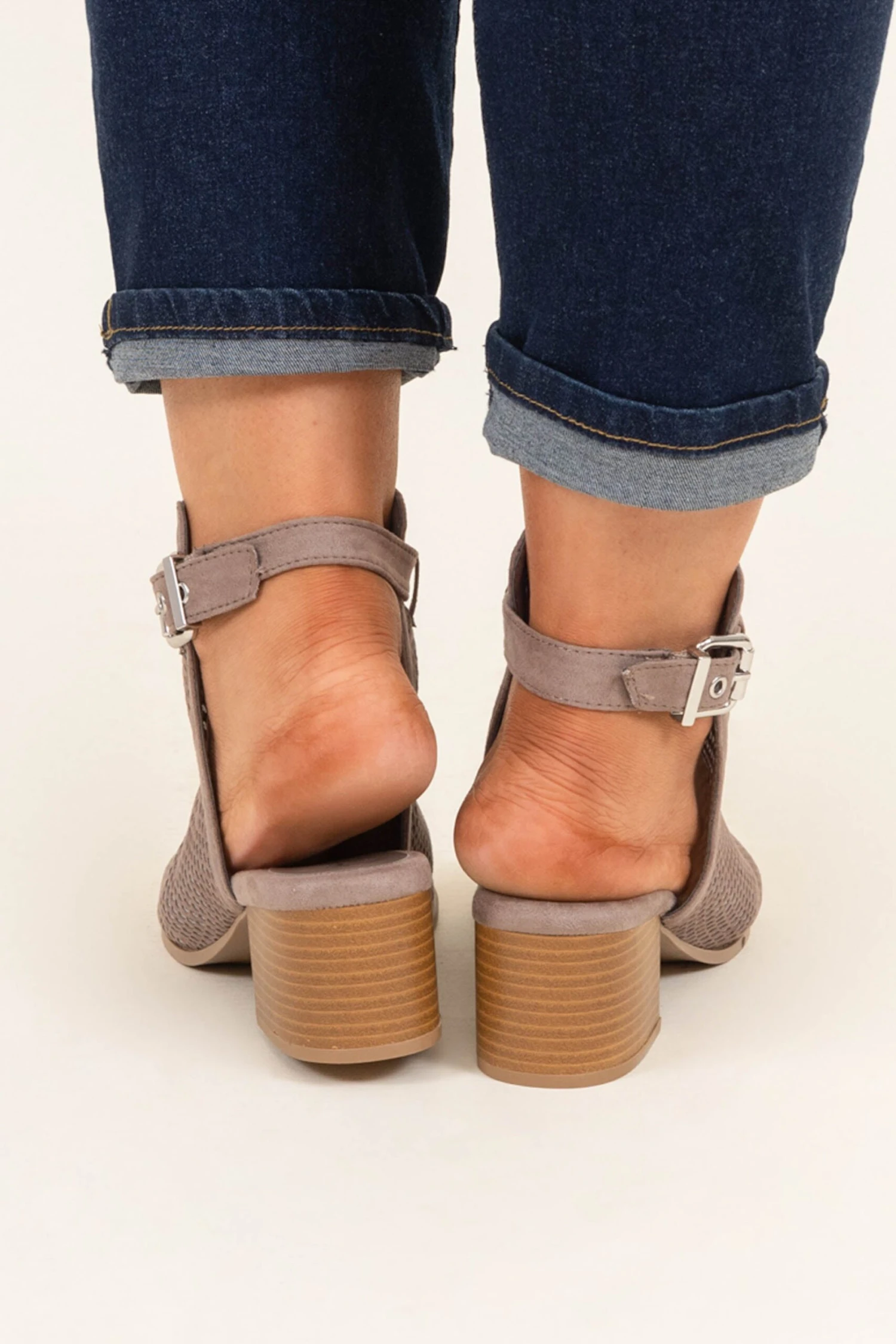 Walk The Talk Booties, Taupe 5 Walk The Talk Booties, Taupe - Image 5