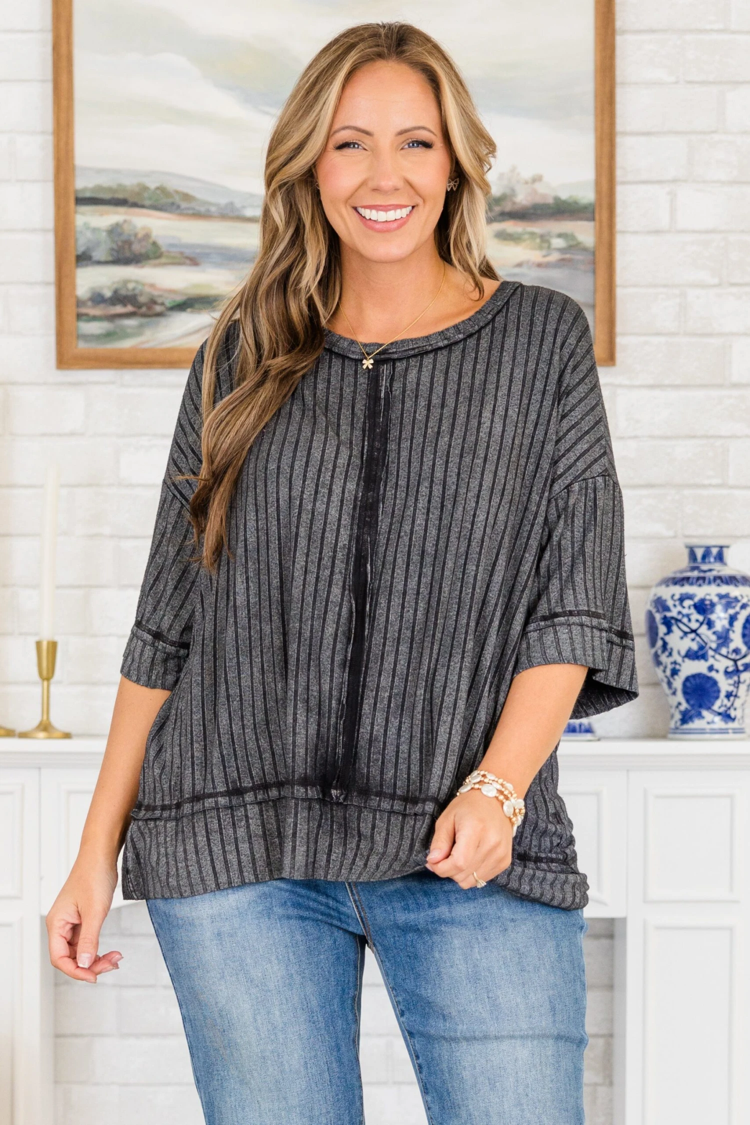 You're All Mine Top, Ash Black 1 You're All Mine Top, Ash Black