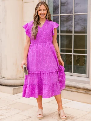 Chic Soul Store -Chic Soul Store Dreaming About You And Me Dress Purple