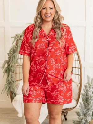 Chic Soul Store -Chic Soul Store HolidayHappyShortSleevePajamaTop Red2 scaled r640416g5739p91vor0vg0pr86zbw34pk04dp2aoww